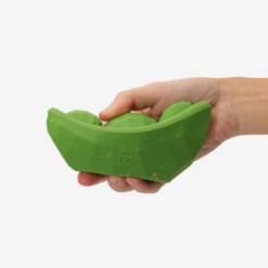 Zee.dog Green Bean Håndfør Slow feeder hund Grøn Ø13cm
