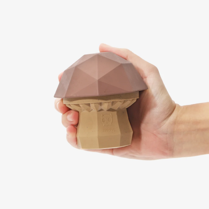Zee.dog Mushroom, Håndfør Slow feeder hund Brun Ø8,8cm - Billede 5