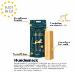 Alternative view of Hi! Dog Chews Hårdtpresset osteben 100% Naturligt EU