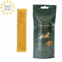 Hi! Dog Chews Hårdtpresset osteben Gurkemeje 100% Naturligt EU