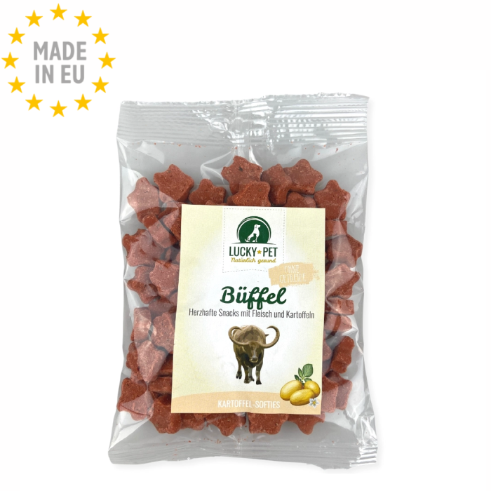 Lucky Semi-Moist Bløde Godbidder m. Buffalo og kartoffel 200 g, EU