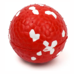 Spike Indestructible Ball Gummibold hund Rød Ø5cm