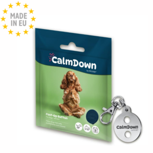 CalmDown by KRUUSE® Hund Tag Kit, 1 knap Mindst 10 dages effekt EU