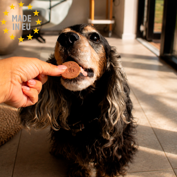 Feed'it & Treat Pure Mono Protein Skærefast Hund & Kat Elg 100g, EU - Billede 3
