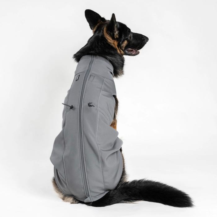 FINNERO Sport Softshell Jacket Hundejakke Grå - Billede 7