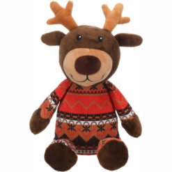 Flamingo Christmas Naturals Blød Hundebamse Jul ca 28cm Ass farve