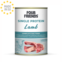 Four Friends Single Protein Vådfoder Lam, 400g, EU
