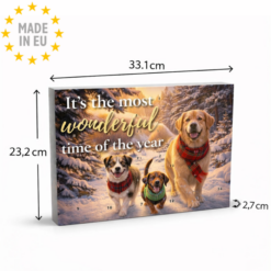 Naturlig Julekalender til Hunde med Kylling og Kalkun Kød – 100g EU