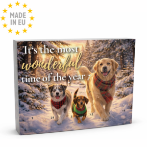 Naturlig Julekalender til Hunde med Kylling og Kalkun Kød – 100g EU
