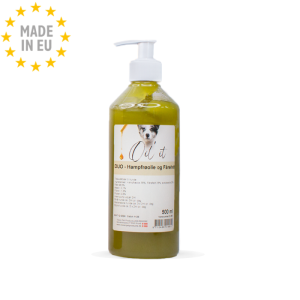 Oil'it DUO Fårefedt og Hampfrøolie Fodertilskud 500ml EU