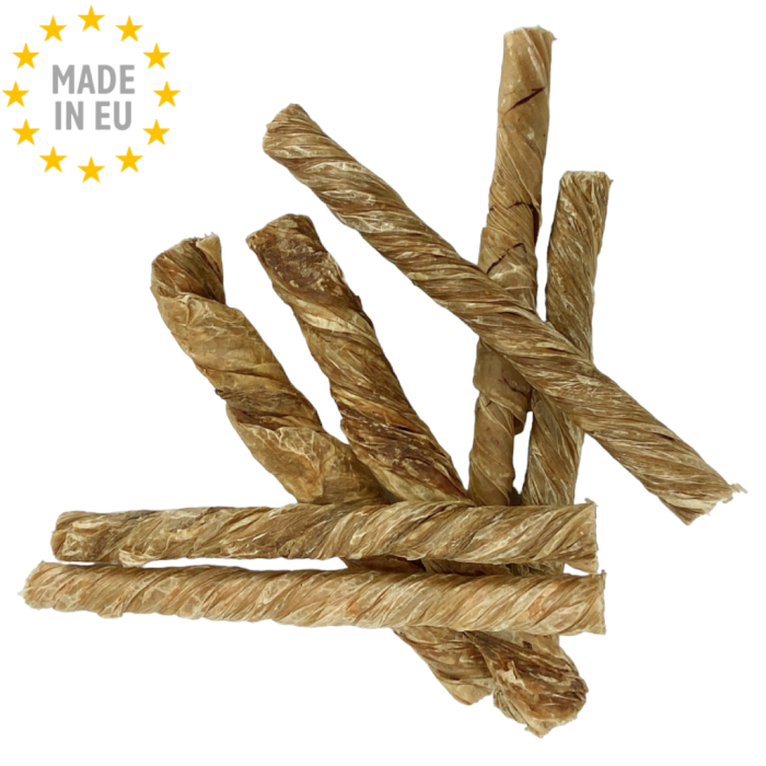 Whesco Hvalpesticks kalveblære Naturlig Hundesnack 1000g EU