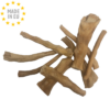 Whesco Okse haler Naturlig Hundesnack 10-15 cm 200g EU